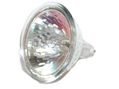 Plusrite 20W 12V MR16 Halogen Flood BAB Bulb, Front Glass