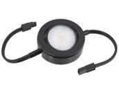 American Lighting MVP-1-BK-B 4.3 Watt MVP Single Puck Light, 120V, Add To MVP Puck Light Kit