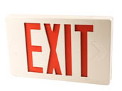 Exitronix VEX-U-BP-WB-WH LED Exit Sign with Battery Backup