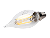 Bulbrite Dimmable 4.5W 2700K Decorative Filament LED Bulb, Enclosed Rated