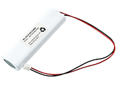 4.8 Volt 700 mAh Ni-Cad Battery, 4 AA Cells, Stick Configuration