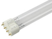 Philips Lighting 151271 TUV PL-L 24W/4P (Germicidal) Philips PL-L 24W TUV 4 Pin 2G11 Germicidal Long Single Twin Tube CFL Bulb