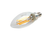 Bulbrite 776756 LED4B11/27K/FIL/4/JA8 Dimmable 4W 2700K B-11 90 CRI Filament LED Bulb, Enclosed Rated, JA8 Compliant