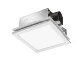 Delta Breez SLM70ELED Slim SLM70ELED Edge-Lit Dimmable LED Quiet 2.0 Sones 3" Duct 70 CFM Speed 120V