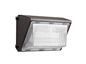 Dimmable Forward Throw LED Wallpack Fixture, Wattage and Color Selectable, 400-575 Watt HID Equivalent