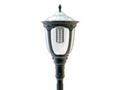 Light Efficient Design SL-SPT-20W-40K-SF-G2 Solera 4000K Off-Grid Solar LED Post Top Light Fixture