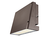 Dimmable Full Cut-Off LED Wall Pack Fixture With Photocell Cap, Wattage and Color Selectable, 400 Watt HID Equivalent