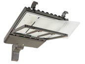 Keystone KT-ALED290PSL2OSBPMA8CSBVDIMP KT-ALED290PS-L2-OSB-PMA-8CSB-VDIM-P OpticSwap LED Area Fixture With Adjustable Arm Mount, Wattage and Color Selectable, Type III, IV & V Lenses Included, 1000W HID Equivalent