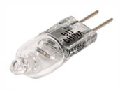 Bulbrite 650010 Q10G4/12 (12V) 10W 12V T3 Clear Halogen 4mm Bipin Bulb